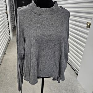 Aerie Charcoal Long Sleeve Women's Top